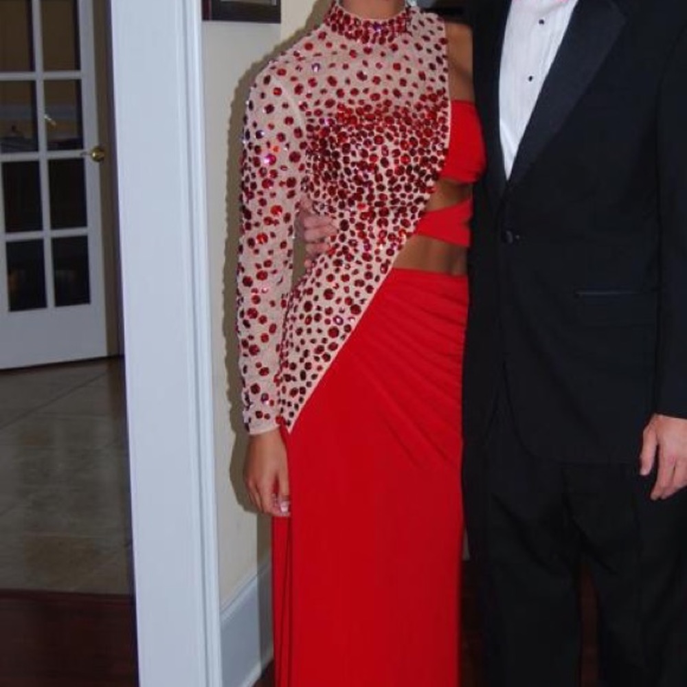 Sherri Hill 21002 One Shoulder Long Dress